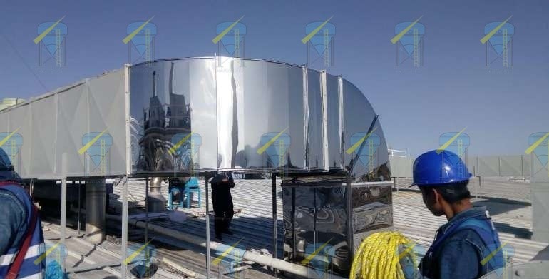 Instalación de ducto en edificio